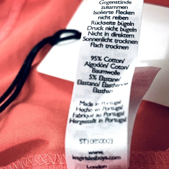 LES GIRLS LES BOYS Women's NWT 7.5" Jersey Apparel Bike Short In Hot Coral XS - Picture 12 of 13